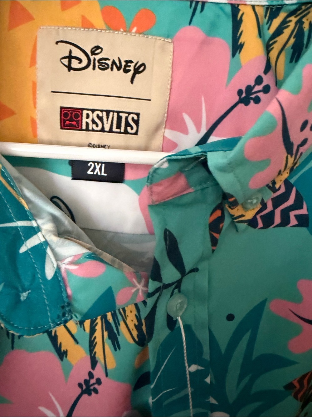 RSVLTS Disney Lilo & Stitch Tourist Style Men's 2XL Short Sleeve Button-Up NWT - Picture 5 of 5